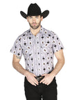 El General Western Shirt in Gray