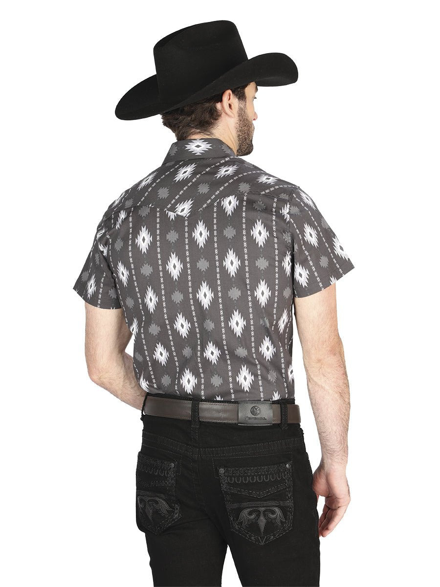 El General Western Shirt in Black