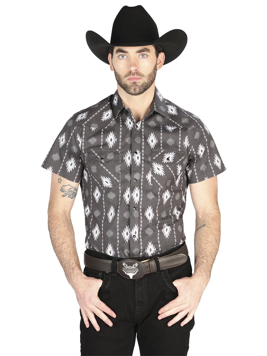 El General Western Shirt in Black