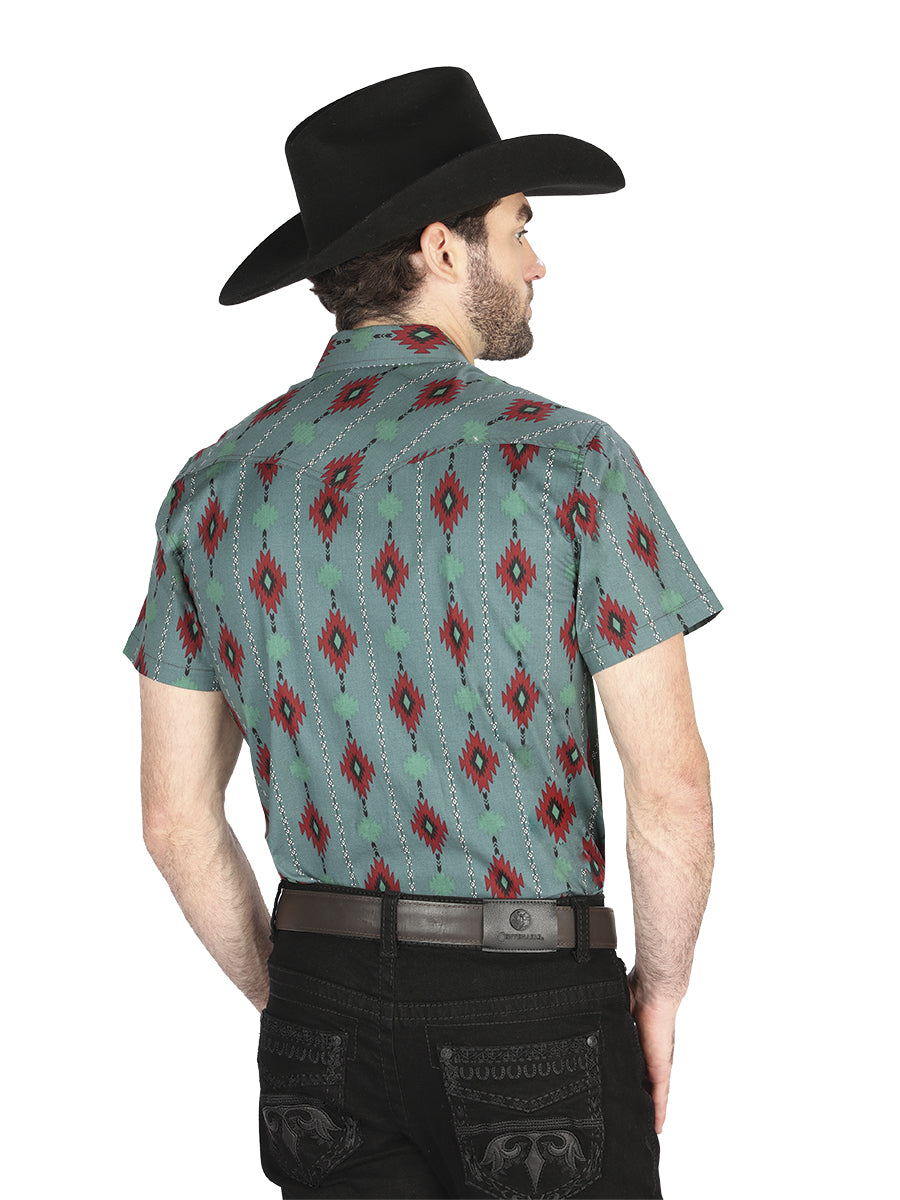 El General Western Shirt in Mint