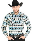 El General Casual Long-Sleeve Shirt in Ivory