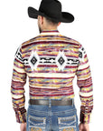 El General Casual Long Sleeve Shirt in Brown
