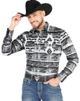 El General Casual Long Sleeve Shirt in Gray