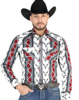 El General Casual Long Sleeve Shirt in Ivory
