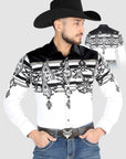 El General Casual Long Sleeve Shirt in Black