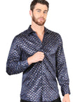 El General Navy/Gold Casual Long-Sleeve Shirt