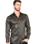 El General Black/Gold Casual Long-Sleeve Shirt