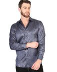 El General Navy Blue Casual Long-Sleeve Shirt