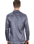 El General Navy Blue Casual Long-Sleeve Shirt