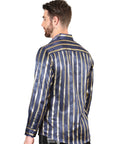 El General Navy/Gold Casual Long-Sleeve Shirt