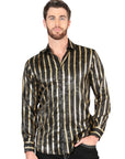 El General Black/Gold Casual Long-Sleeve Shirt
