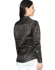 El General Casual Long-Sleeve Shirt in Black/Gold
