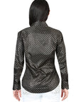 El General Casual Long-Sleeve Shirt in Black/Gold