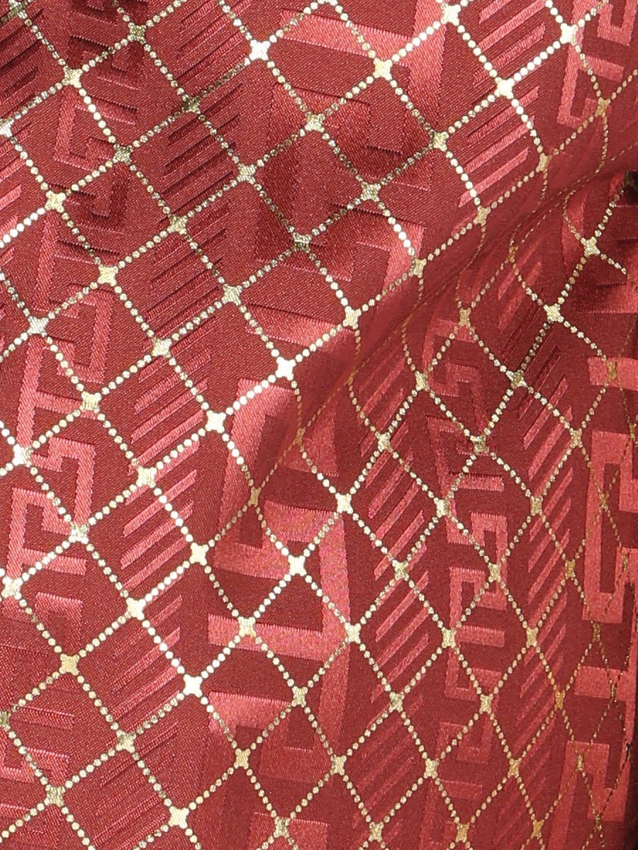 El General Burgundy Casual Long-Sleeve Shirt
