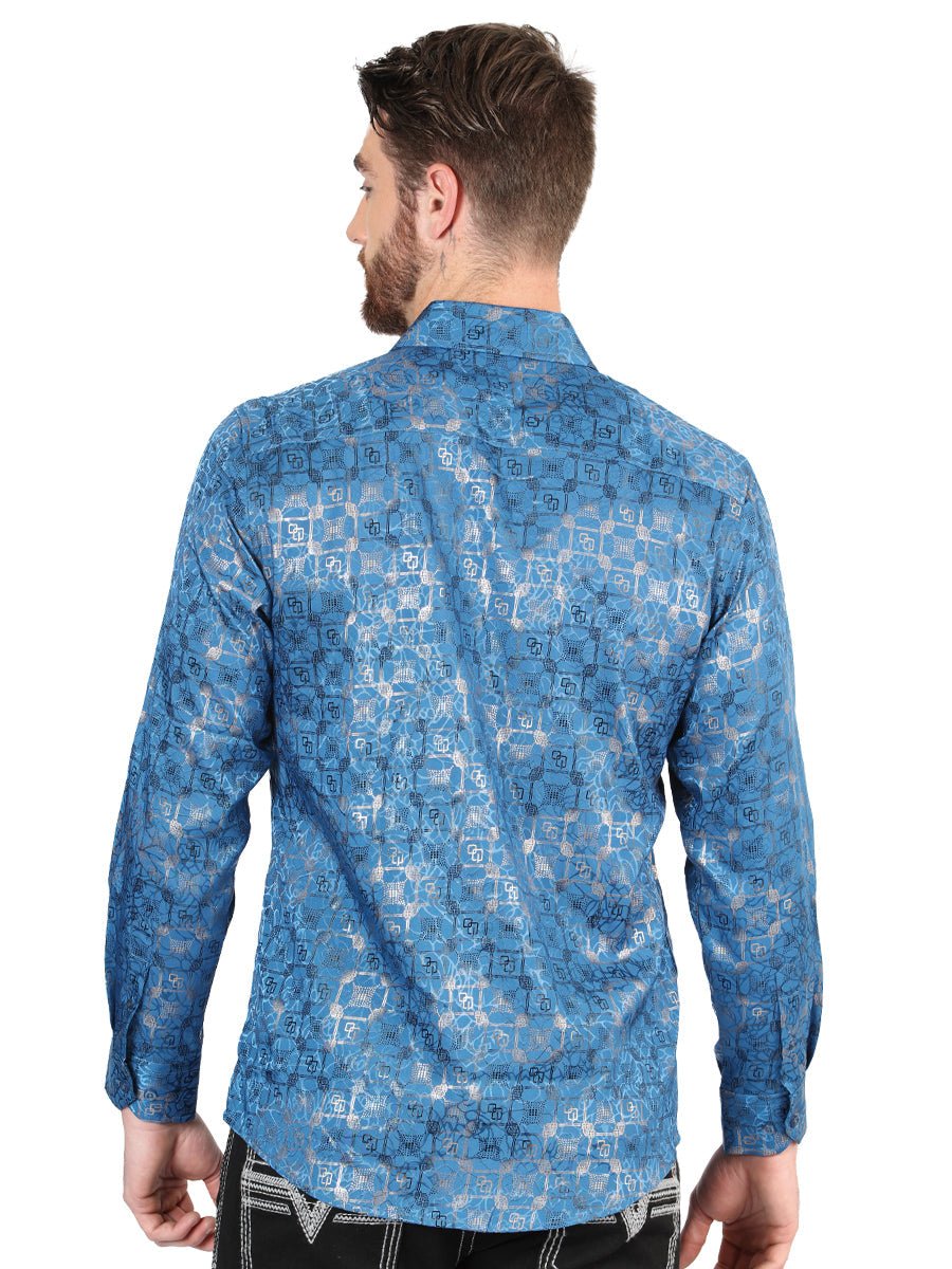 El General Teal Casual Long-Sleeve Shirt