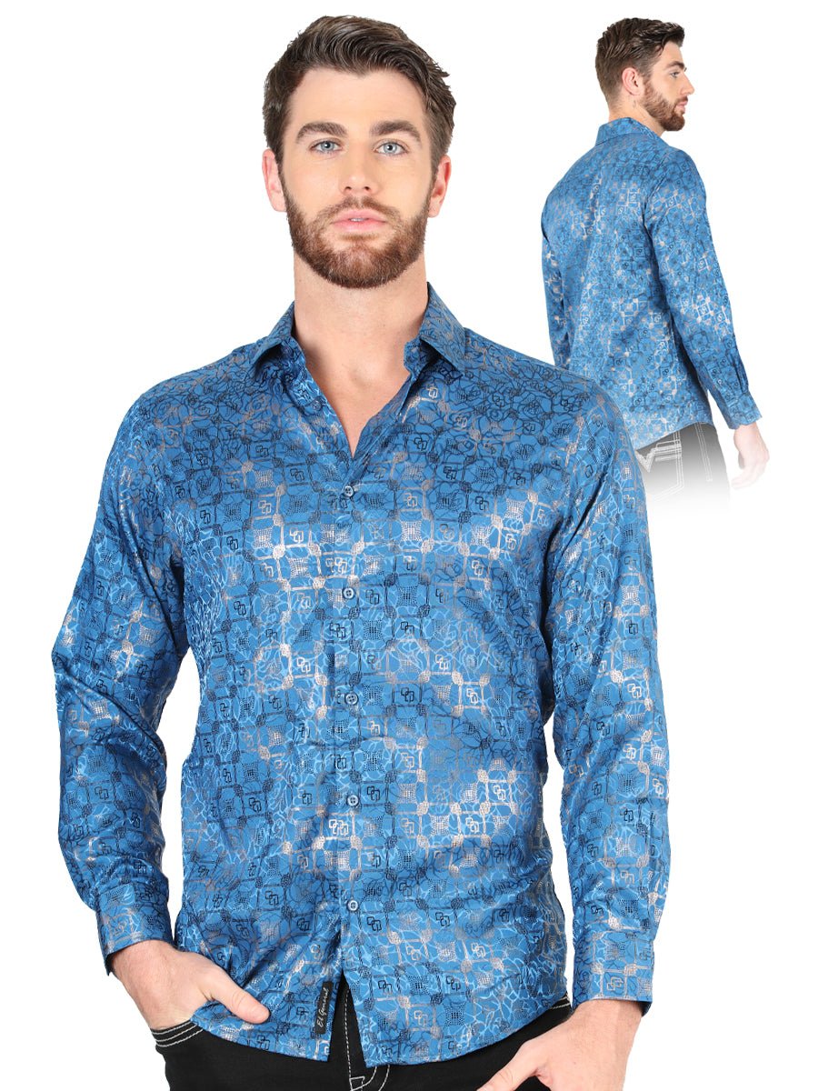El General Teal Casual Long-Sleeve Shirt