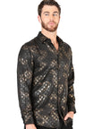 El General Black Casual Long-Sleeve Shirt