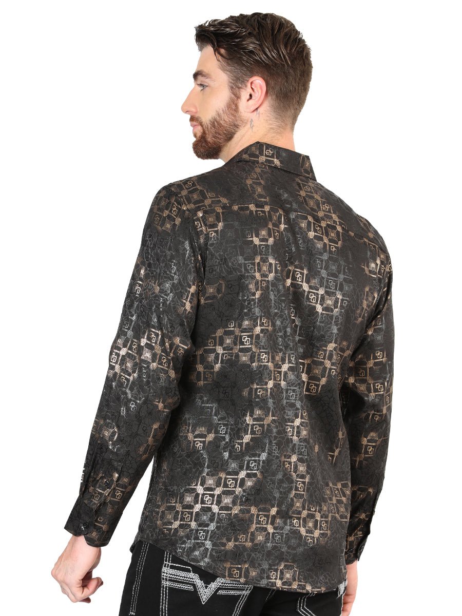El General Black Casual Long-Sleeve Shirt