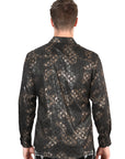 El General Black Casual Long-Sleeve Shirt