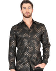 El General Black Casual Long-Sleeve Shirt