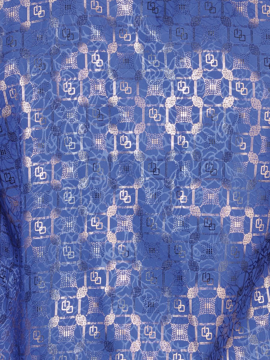 El General Royal Blue Casual Long-Sleeve Shirt
