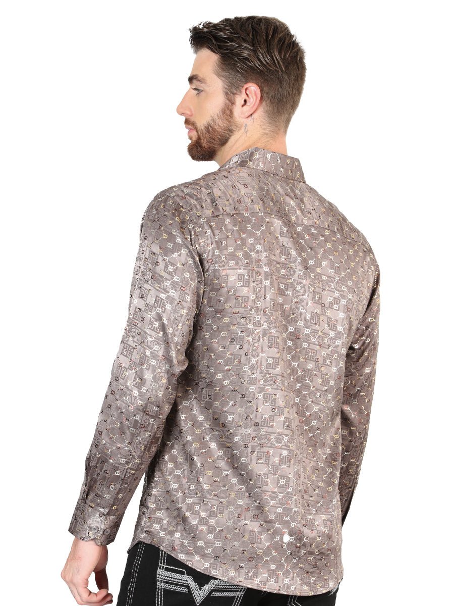 El General Brown Casual Long-Sleeve Shirt