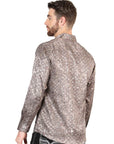 El General Brown Casual Long-Sleeve Shirt