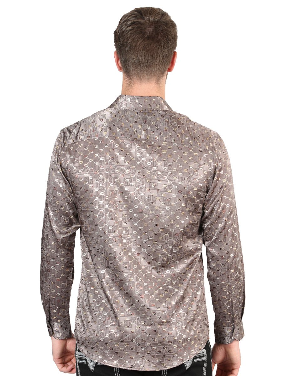 El General Brown Casual Long-Sleeve Shirt