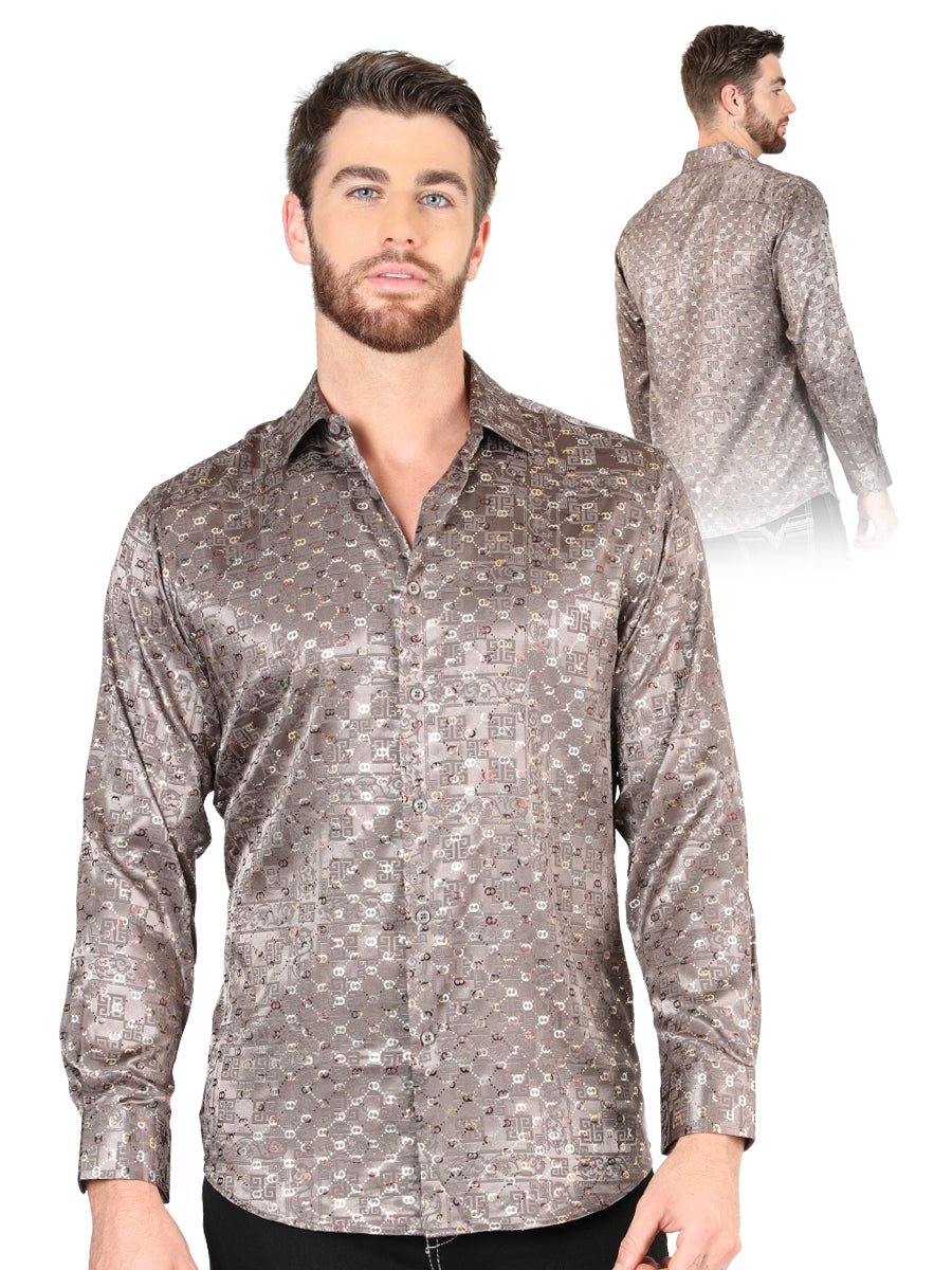 El General Brown Casual Long-Sleeve Shirt