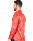 El General Red Casual Long-Sleeve Shirt