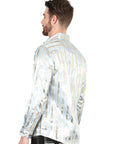 El General Grey/Gold Casual Long-Sleeve Shirt