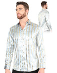 El General Grey/Gold Casual Long-Sleeve Shirt
