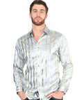 El General Grey/Gold Casual Long-Sleeve Shirt