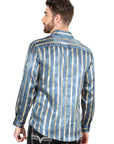 El General Teal Casual Long-Sleeve Shirt