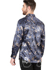 El General Navy Blue Casual Long-Sleeve Shirt