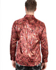 El General Burgundy Casual Long-Sleeve Shirt
