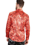 El General Red Casual Long-Sleeve Shirt