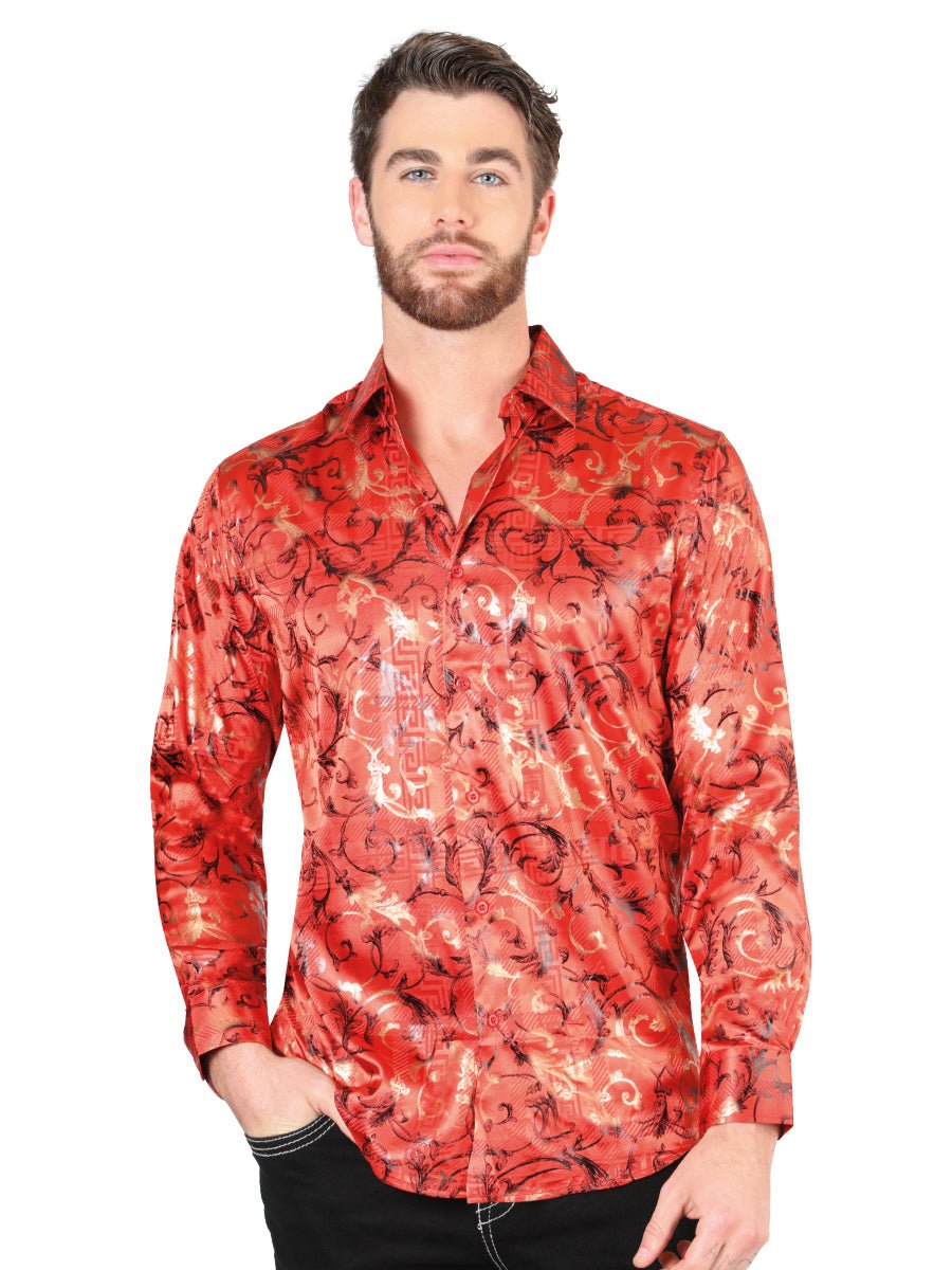 El General Red Casual Long-Sleeve Shirt