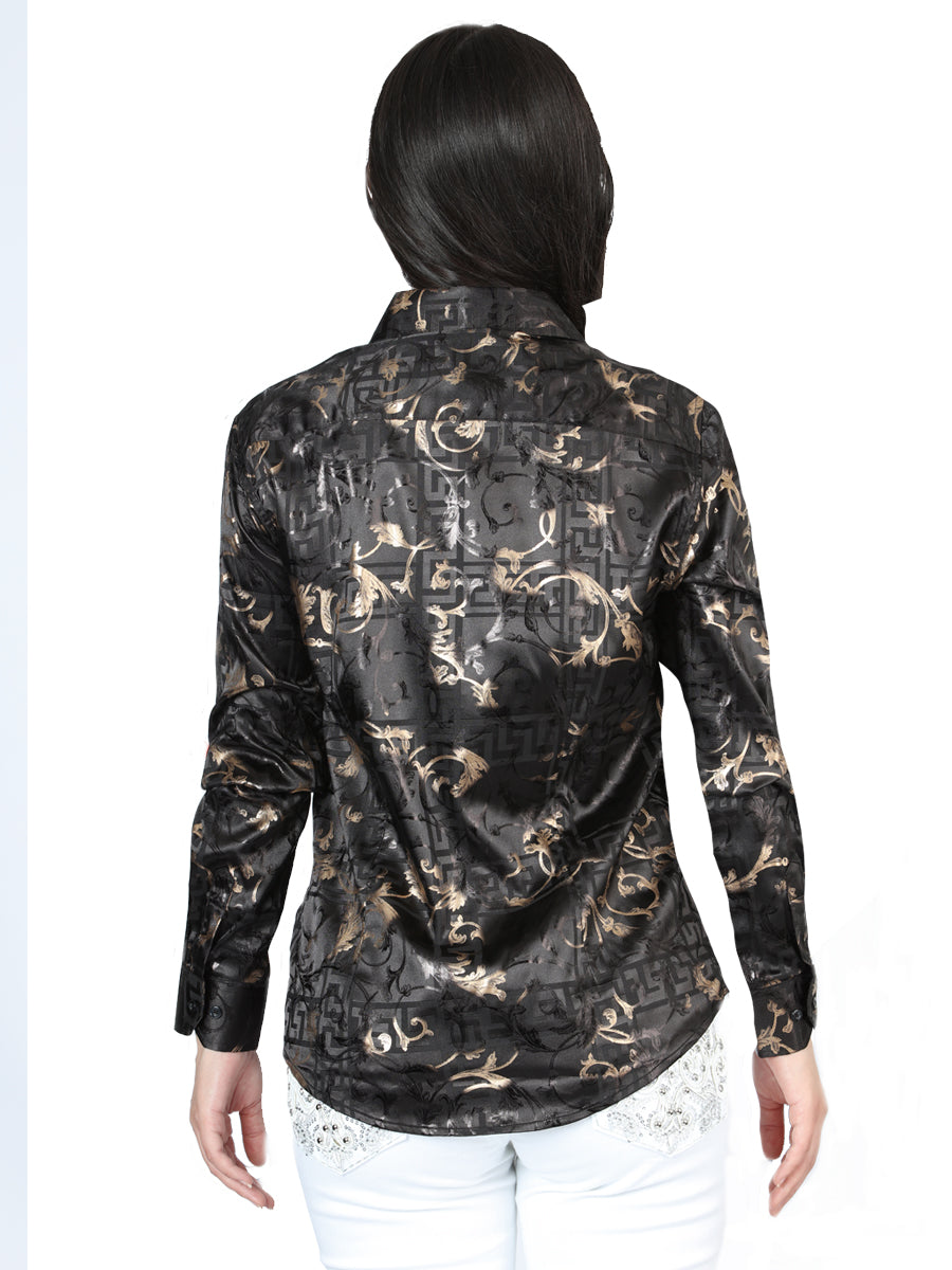 El General Casual Long-Sleeve Shirt in Black