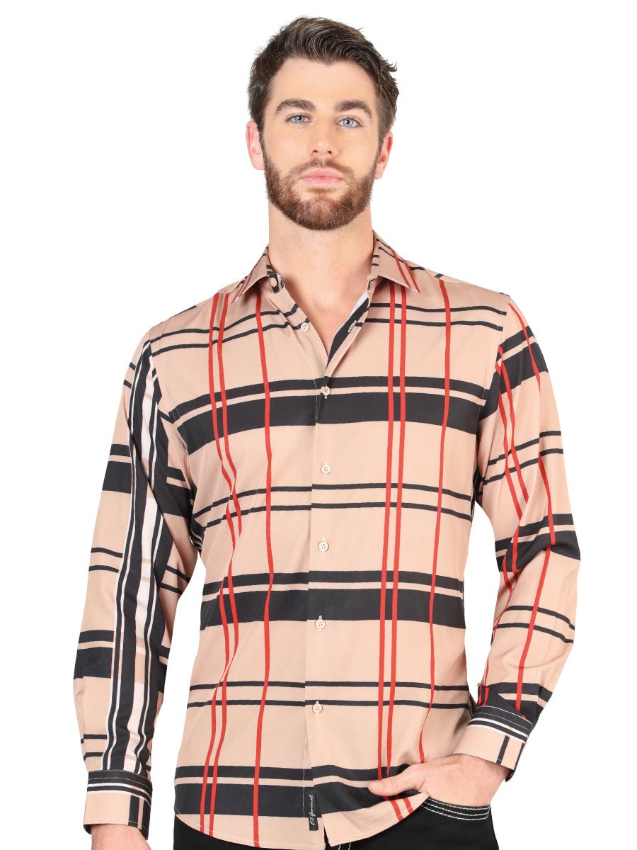El General Khaki Casual Long-Sleeve Shirt