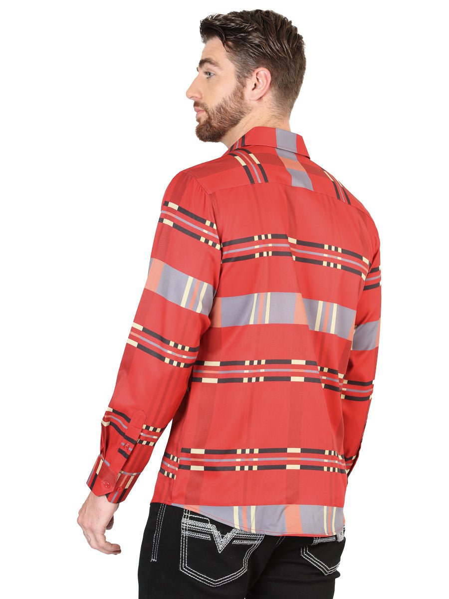 El General Red Casual Long-Sleeve Shirt