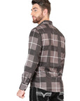 El General Grey Casual Long-Sleeve Shirt