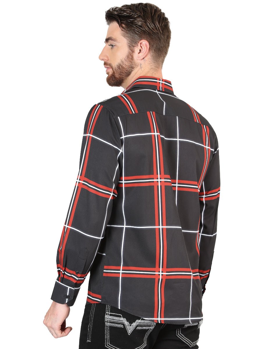 El General Black Casual Long-Sleeve Shirt