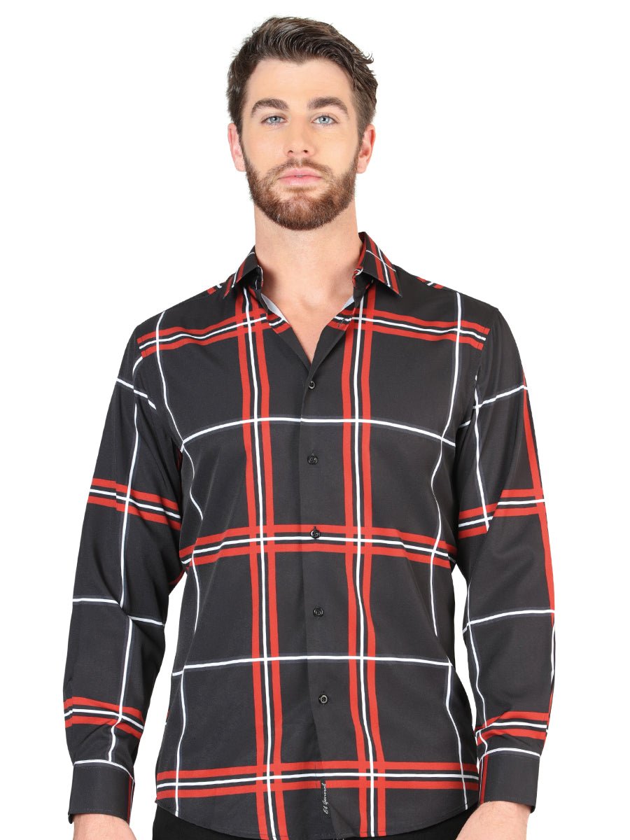El General Black Casual Long-Sleeve Shirt