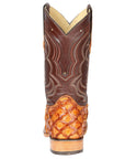El General Men's Exotic Monster Fish Rodeo Boots in Honey