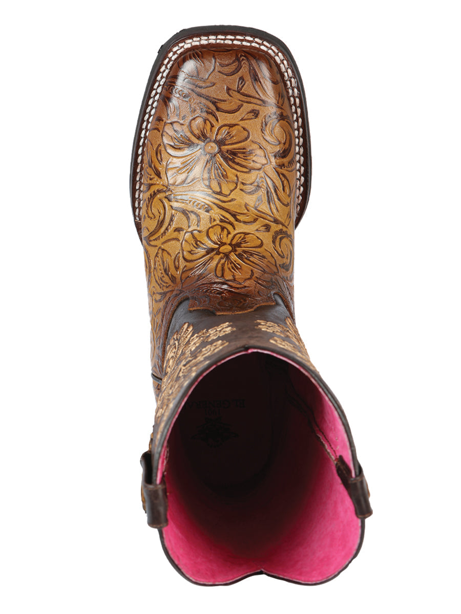 El General Cowboy Rodeo Boot — Printed Orix Ahumado