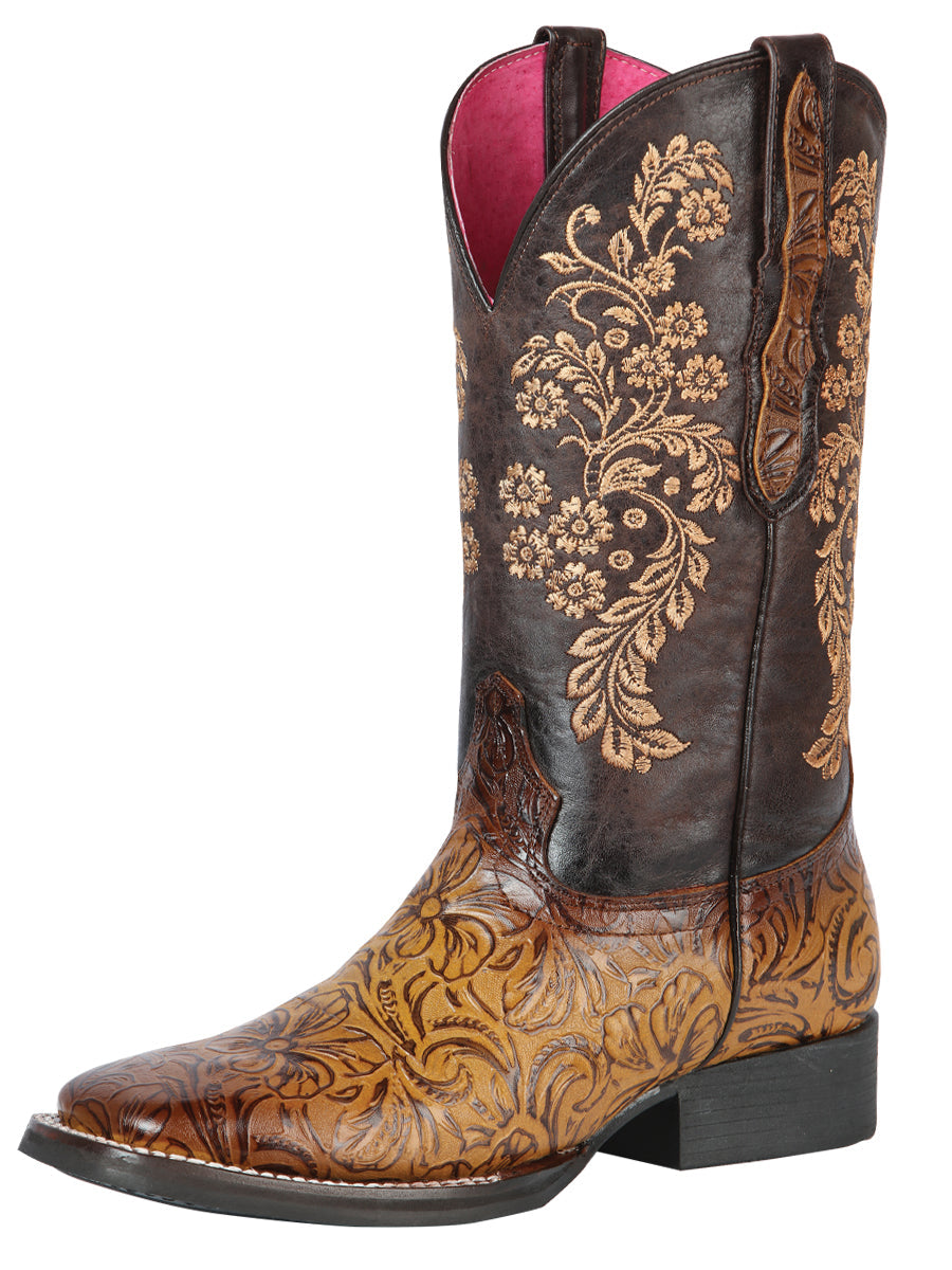 El General Cowboy Rodeo Boot — Printed Orix Ahumado