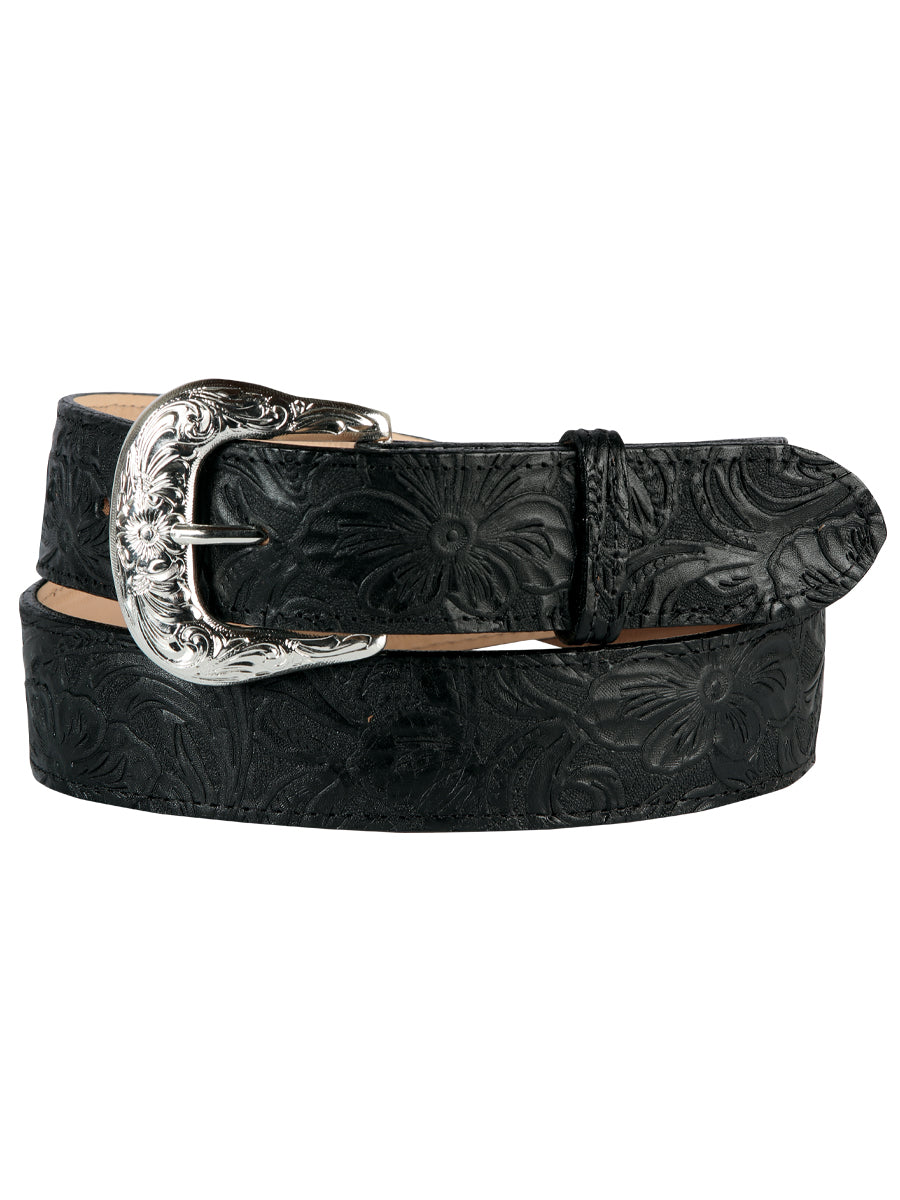 El General Women Denim Belt in Black
