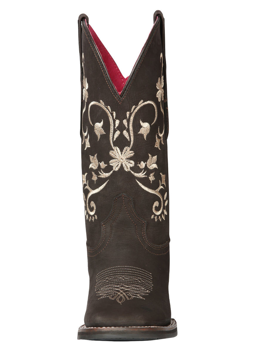 Cowboy Boot - El General Rodeo - Woman in Nobuck Brown