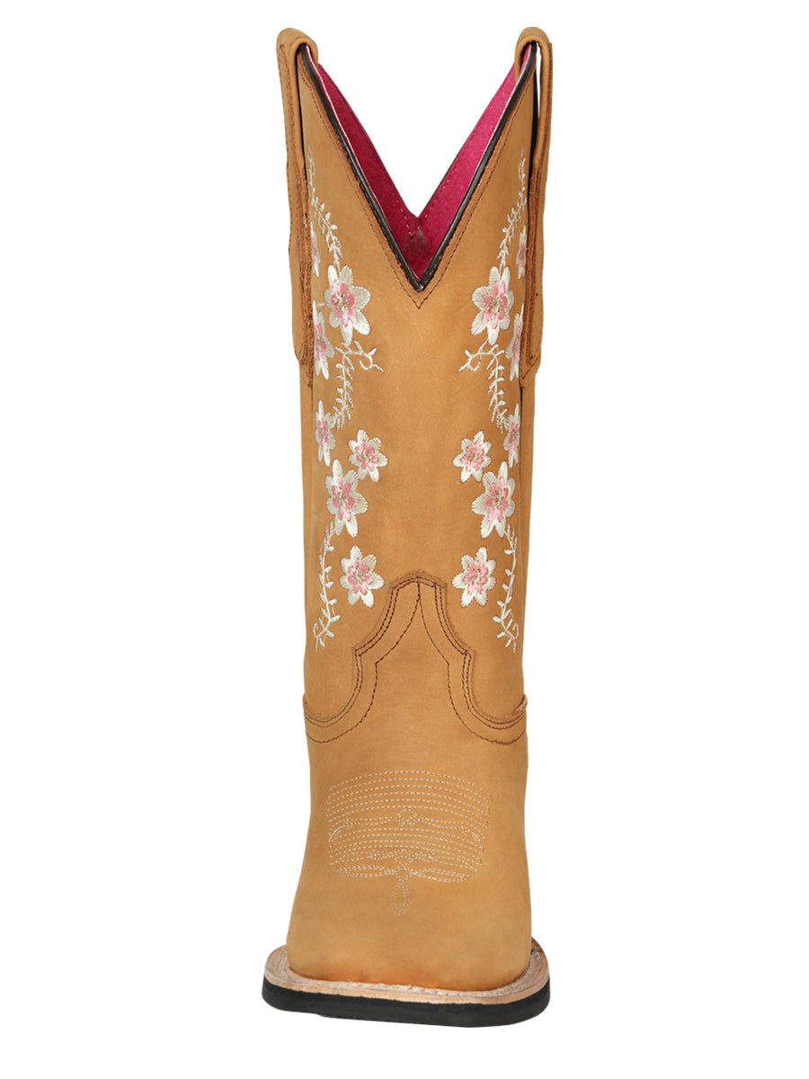 Cowboy Boot - El General Rodeo - Woman Nobuck in Peach